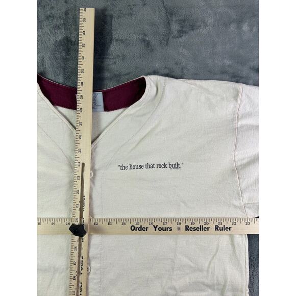 Vintage '95 Rock and Roll Hall of Fame Single Stitch Baseball Jersey Tee Men’s L - Picture 7 of 9
